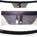 WINDSCREEN W/MB, OPT-COUP & MLD